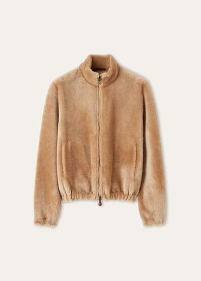 LORO PIANA BOMBER MERINO SHEARLING