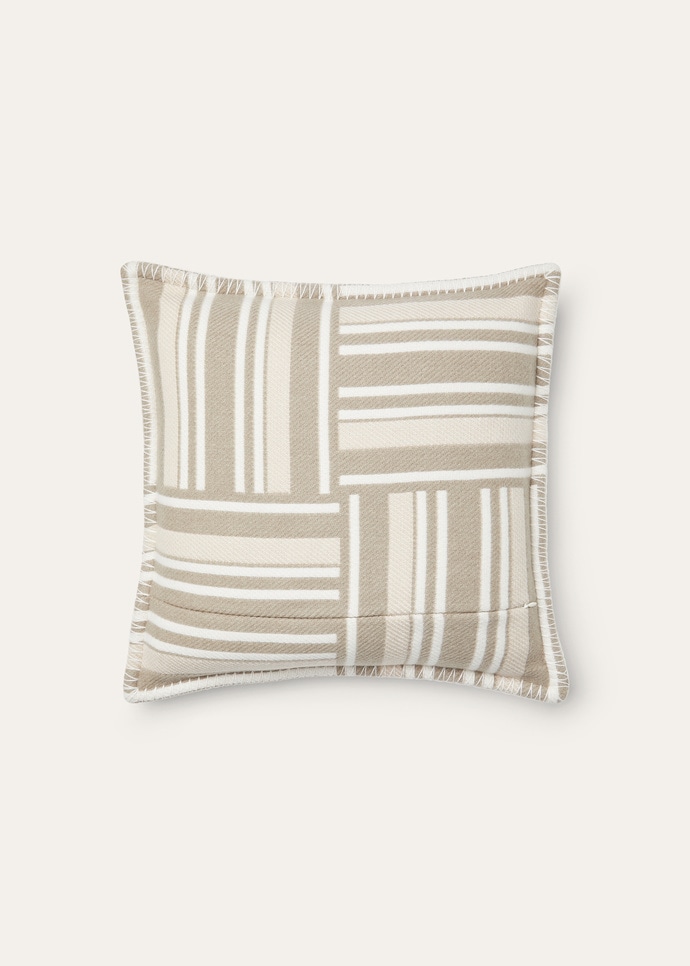 SQUARE CUSHION WOVEN STRIPE INTARSIA WOOL CASH_FAQ4242_F7K5_NR_3