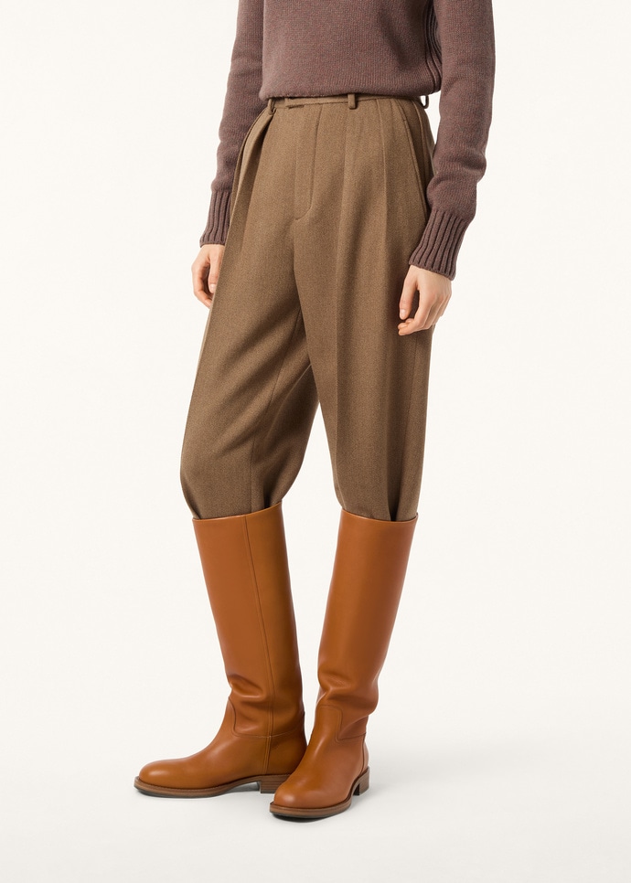 RODGER TROUSERS WOOL MELANGE RAIN_FAQ4268_H0X5_3