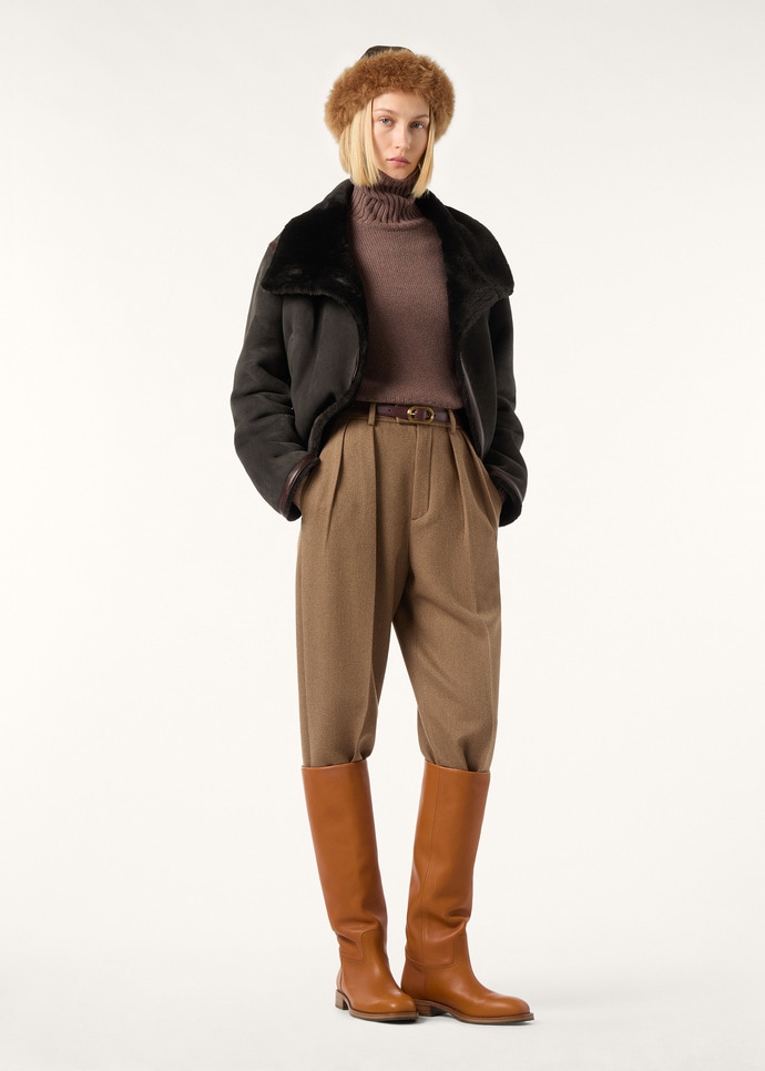 RODGER TROUSERS WOOL MELANGE RAIN_FAQ4268_H0X5_1