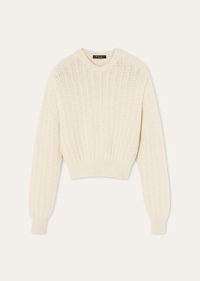 AROLA CREWNECK SWEATER CASH ABACA GG 5