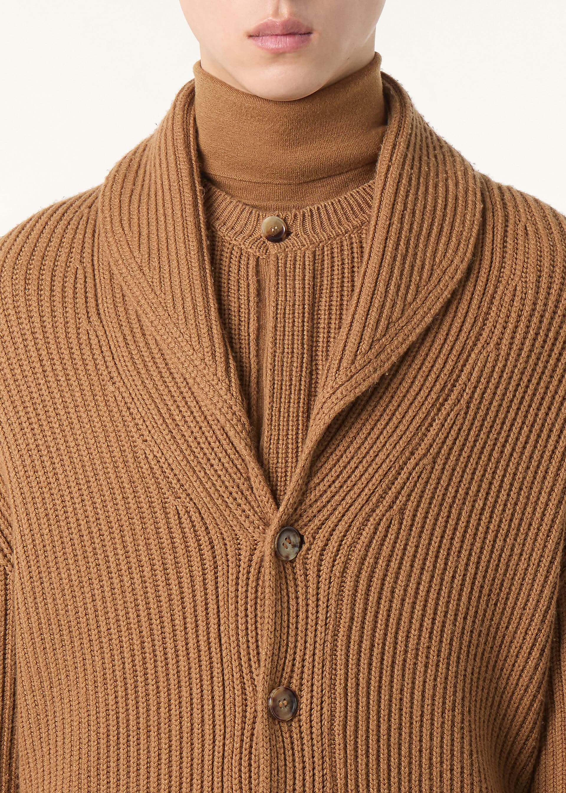 VICUNA COSTE CARDIGAN SWEATER GG 5