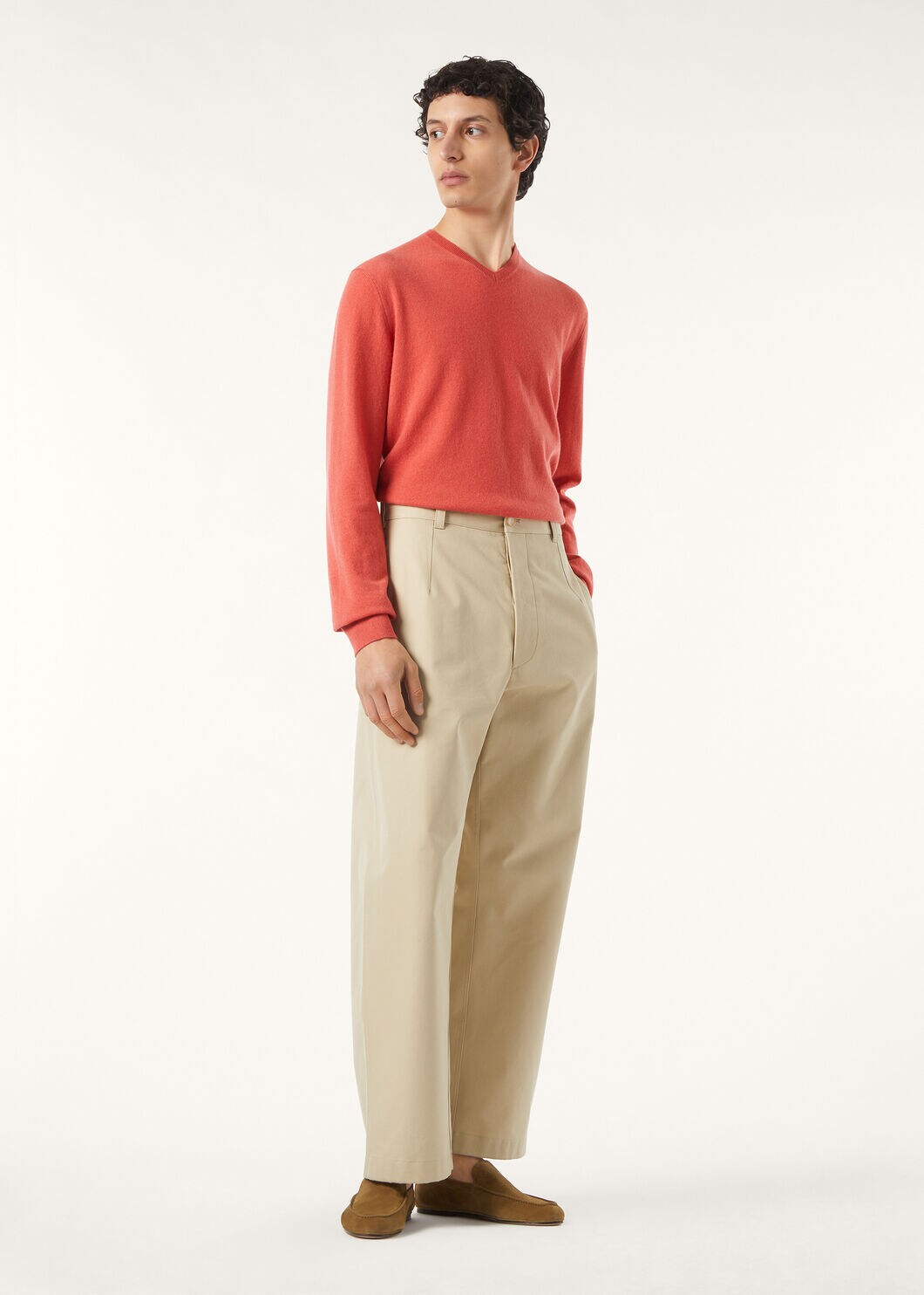 SERGIO V NECK SWEATER CASH GG 14