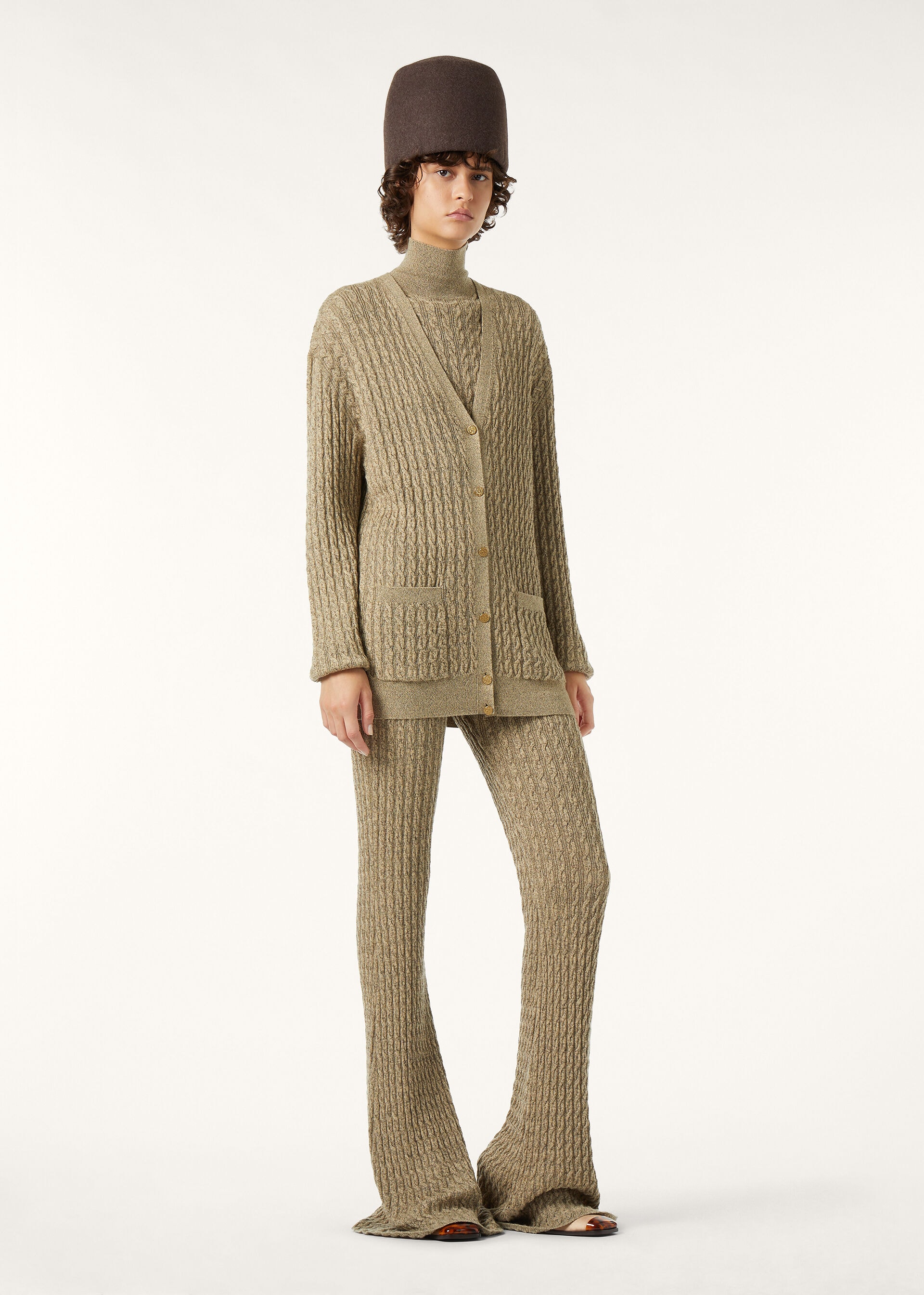 BIHAR CARDIGAN SWEATER CASH BLEND GG 14