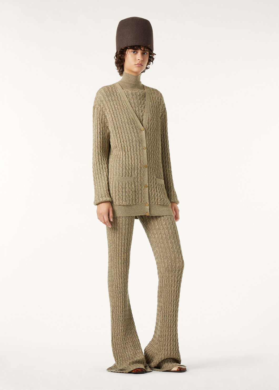 BIHAR CARDIGAN SWEATER CASH BLEND GG 14