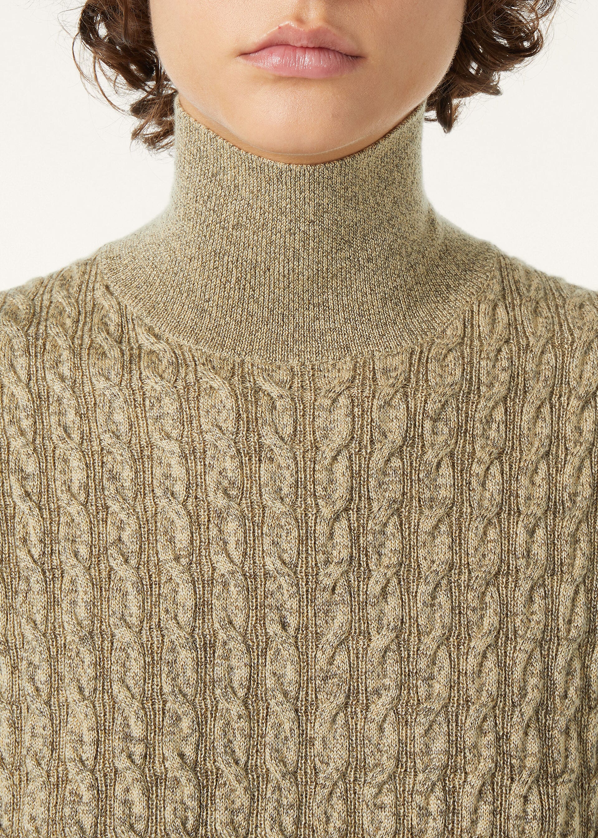 BIHAR SS TURTLENECK SWEATER CASH BLEND GG 14
