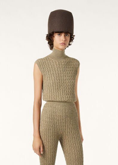 BIHAR SS TURTLENECK SWEATER CASH BLEND GG 14