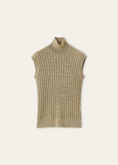 BIHAR SS TURTLENECK SWEATER CASH BLEND GG 14
