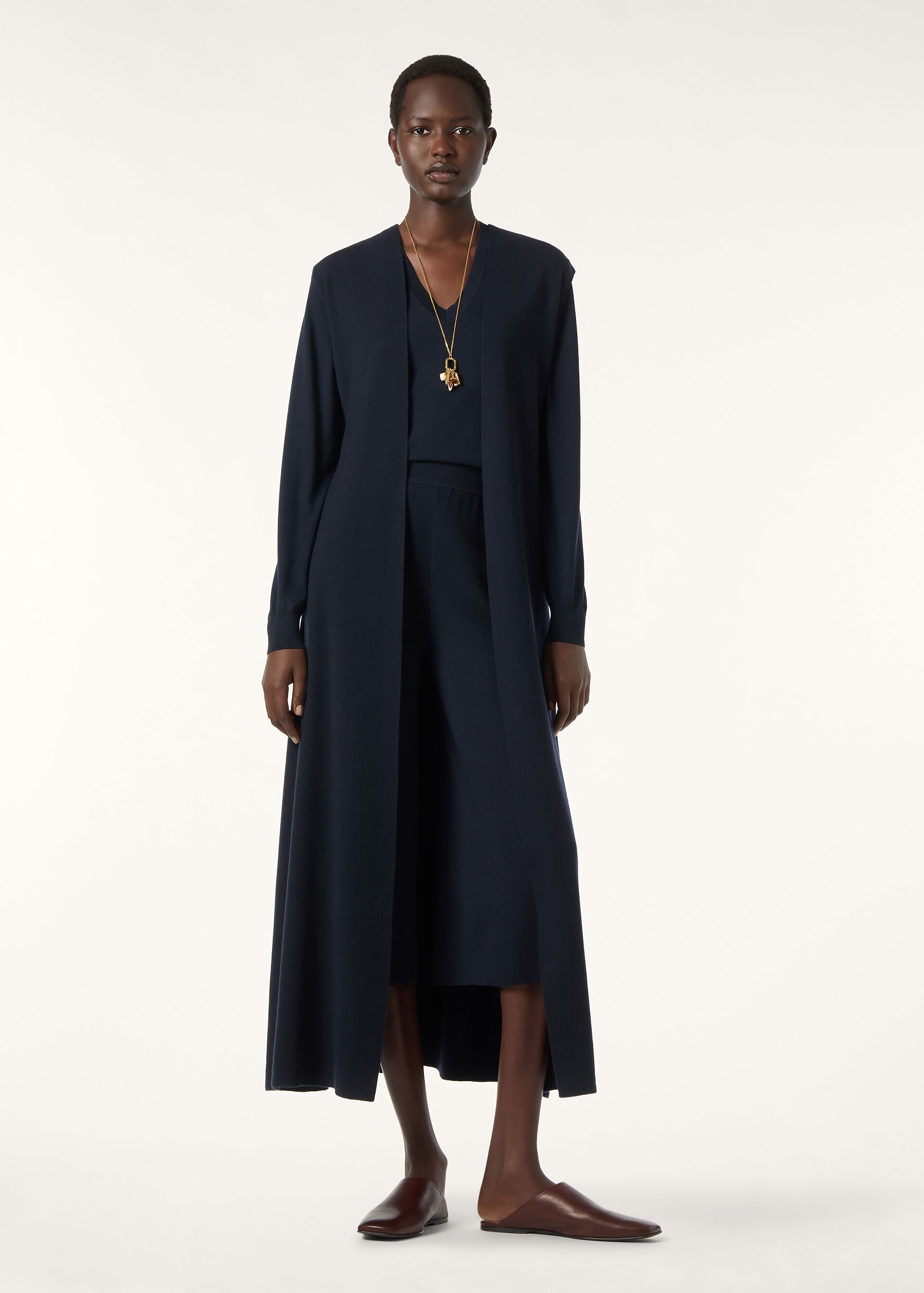 KAMET SS LONG CARDIGAN SWEATER CASH GG 18