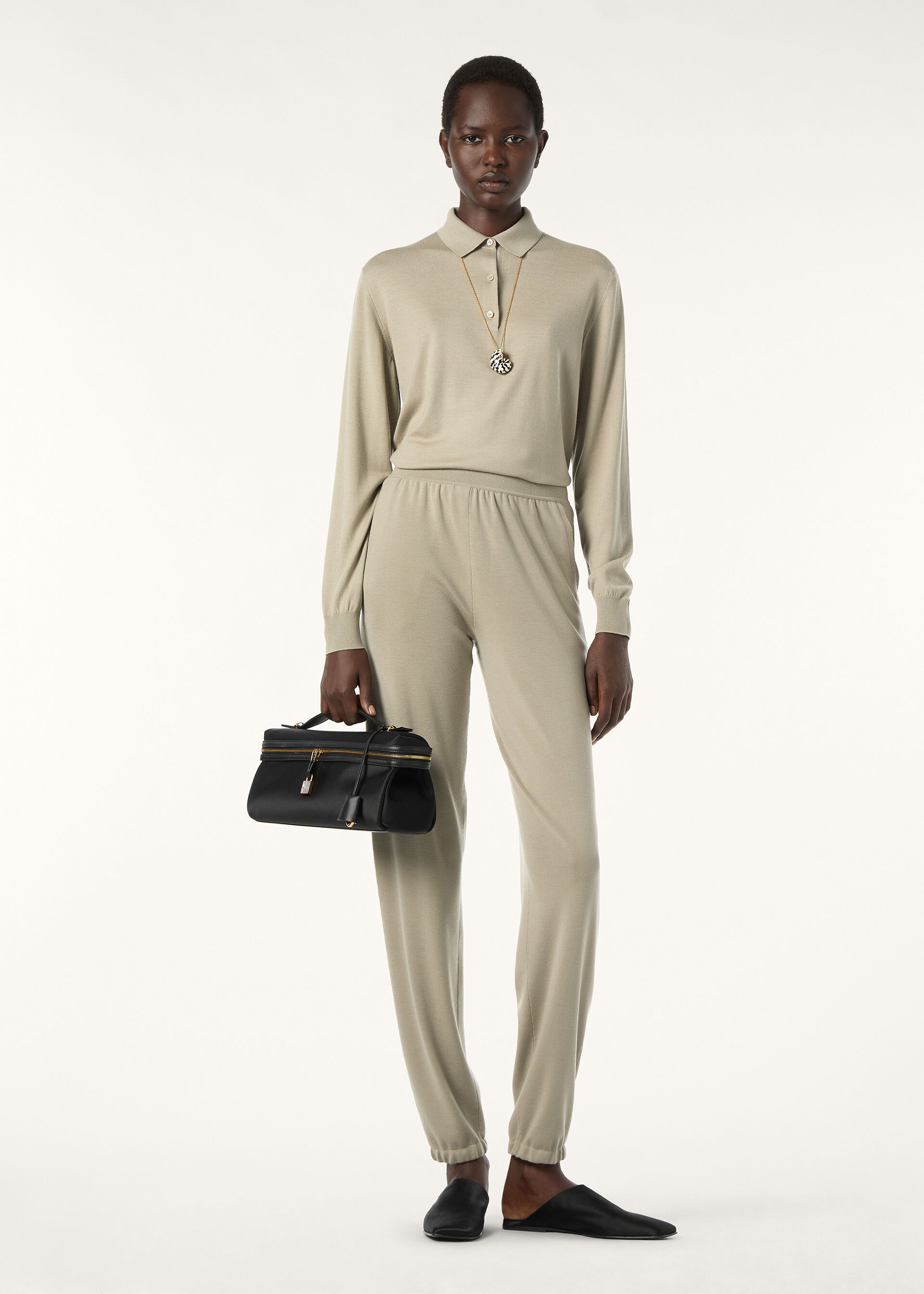 ICONIC ROYAL LIGHTNESS PANTS WOOL SILK GG 18