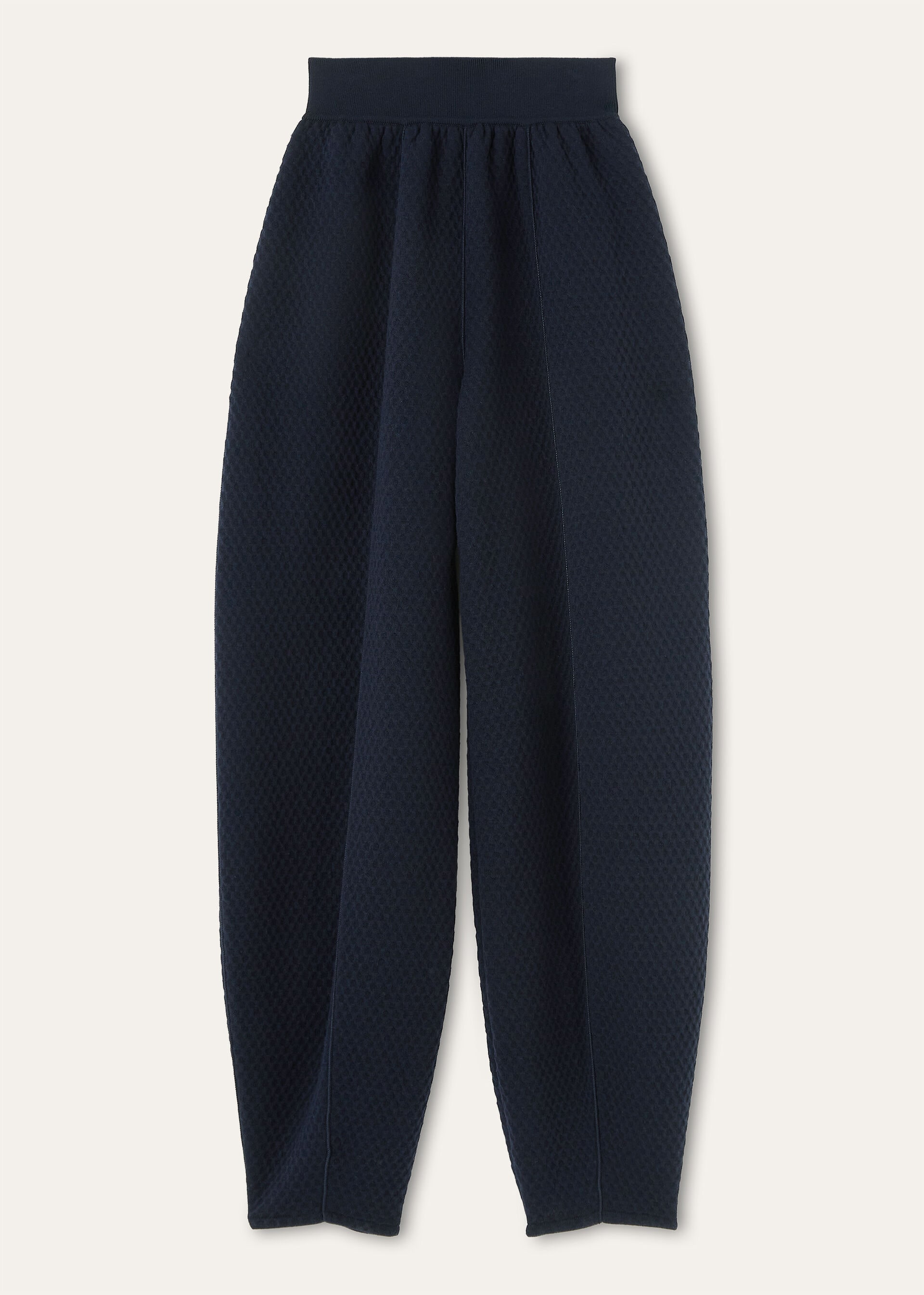 QUILTED ROYAL LIGHTNESS TROUSERS WOOL SILK GG 14