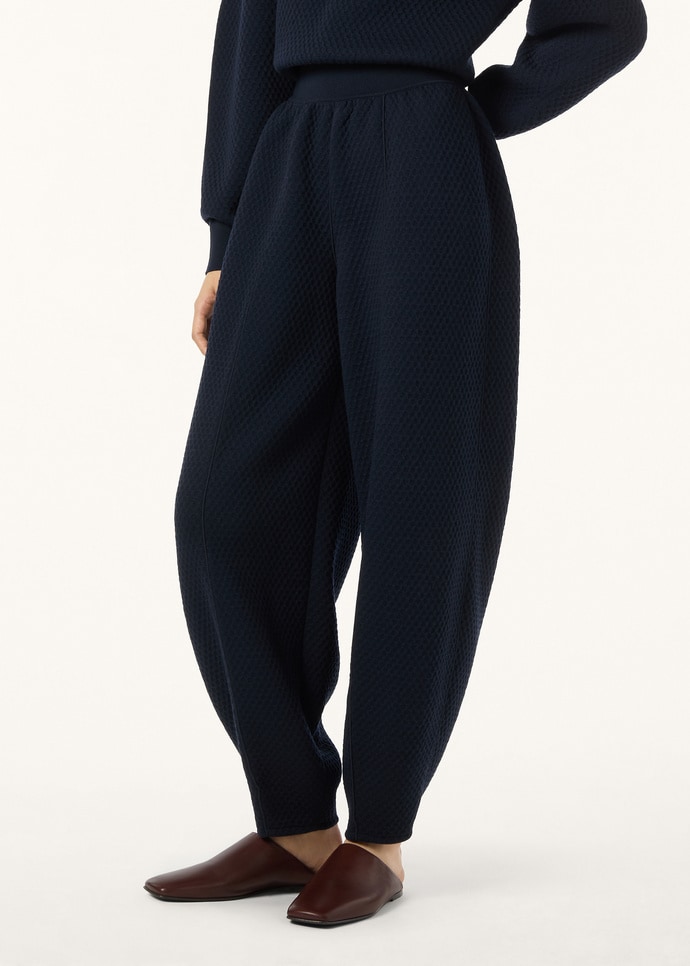 QUILTED ROYAL LIGHTNESS TROUSERS WOOL SILK GG 14_FAQ4641_W000_3