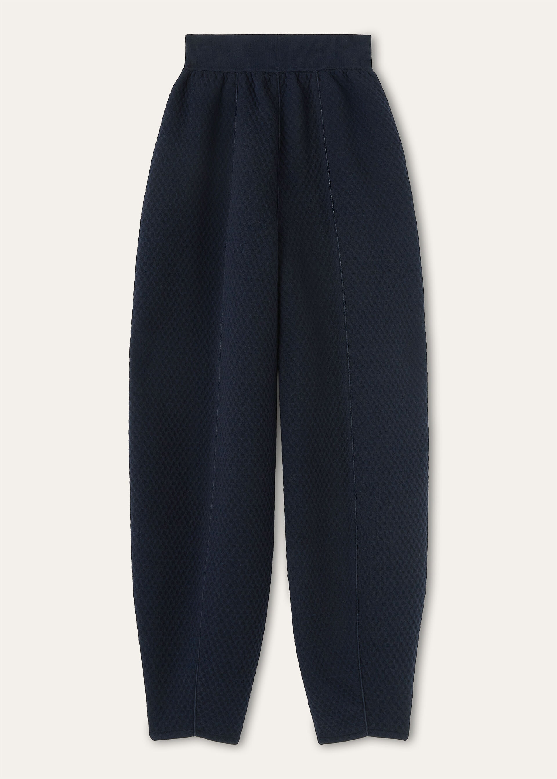 QUILTED ROYAL LIGHTNESS TROUSERS WOOL SILK GG 14