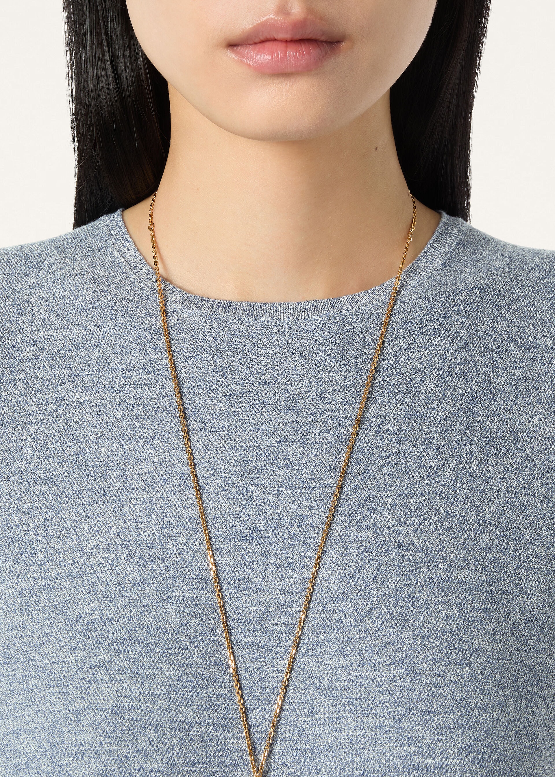 TARTANA CREWNECK TOP WOOL GG 18