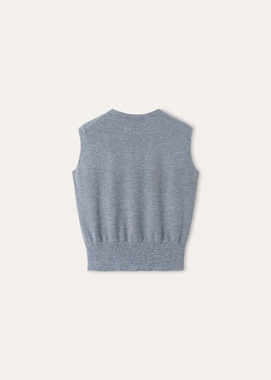 TARTANA CREWNECK TOP WOOL GG 18