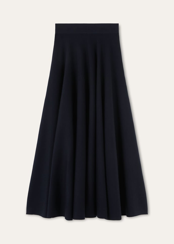 DOUBLE ROYAL LIGHTNESS SKIRT WOOL SILK GG 18_FAQ5224_B5WQ_5