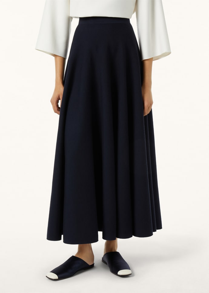 DOUBLE ROYAL LIGHTNESS SKIRT WOOL SILK GG 18_FAQ5224_B5WQ_3