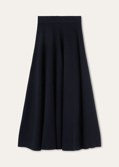 DOUBLE ROYAL LIGHTNESS SKIRT WOOL SILK GG 18