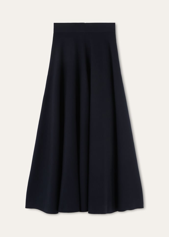 DOUBLE ROYAL LIGHTNESS SKIRT WOOL SILK GG 18_FAQ5224_B5WQ_6