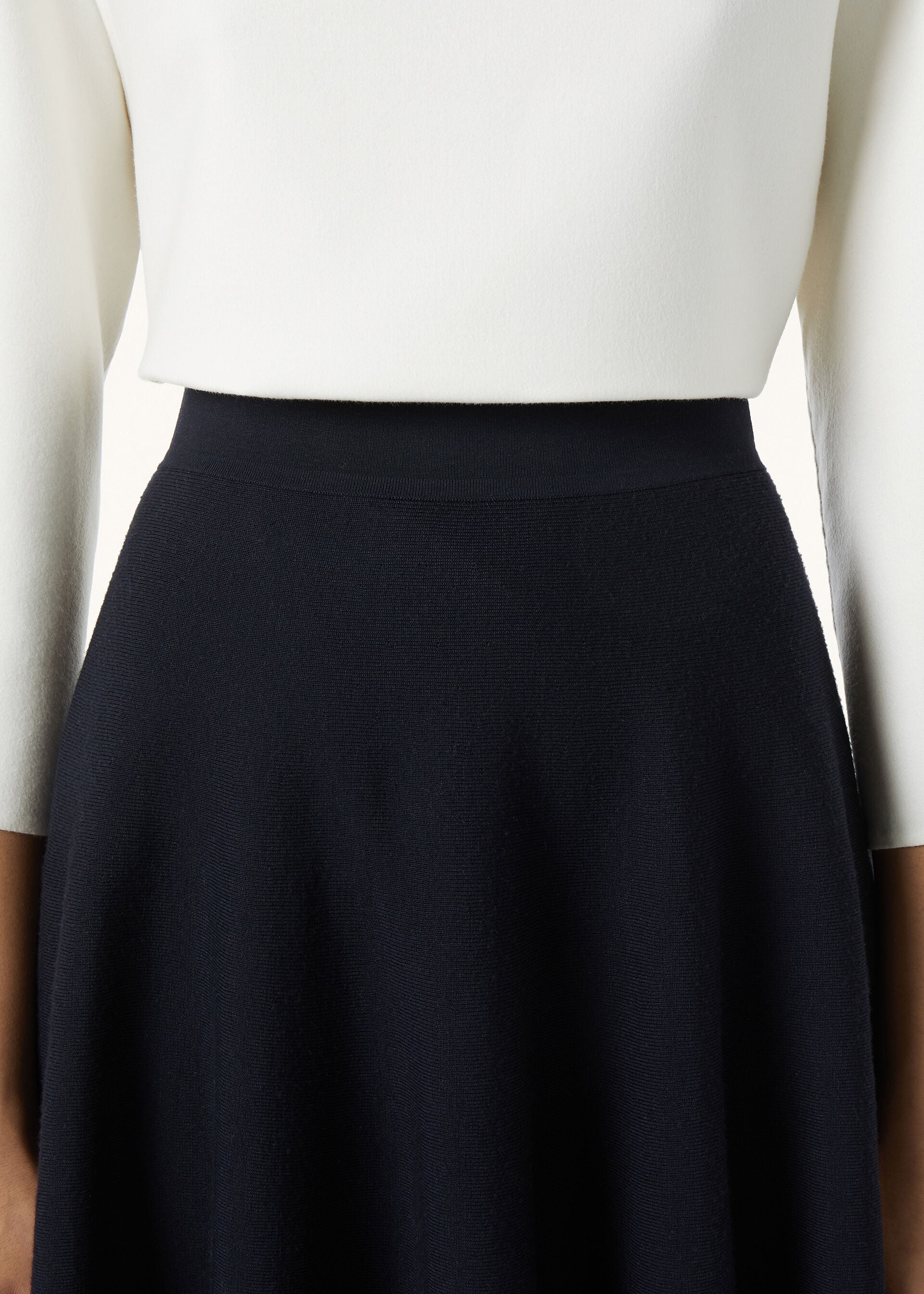 DOUBLE ROYAL LIGHTNESS SKIRT WOOL SILK GG 18