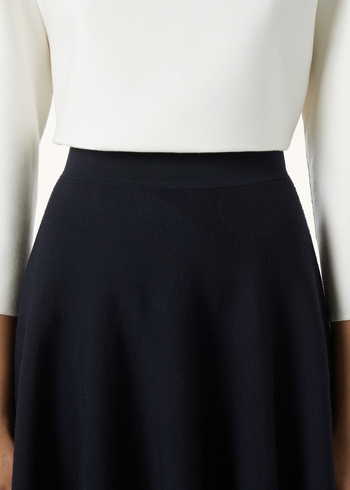 DOUBLE ROYAL LIGHTNESS SKIRT WOOL SILK GG 18_FAQ5224_B5WQ_2