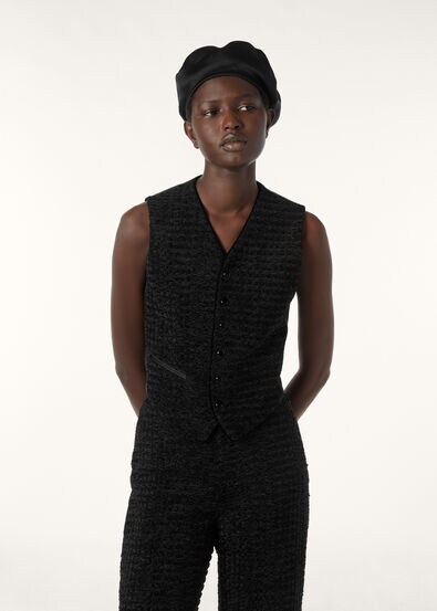 HARRINGTON VEST SATIN MIREILLE