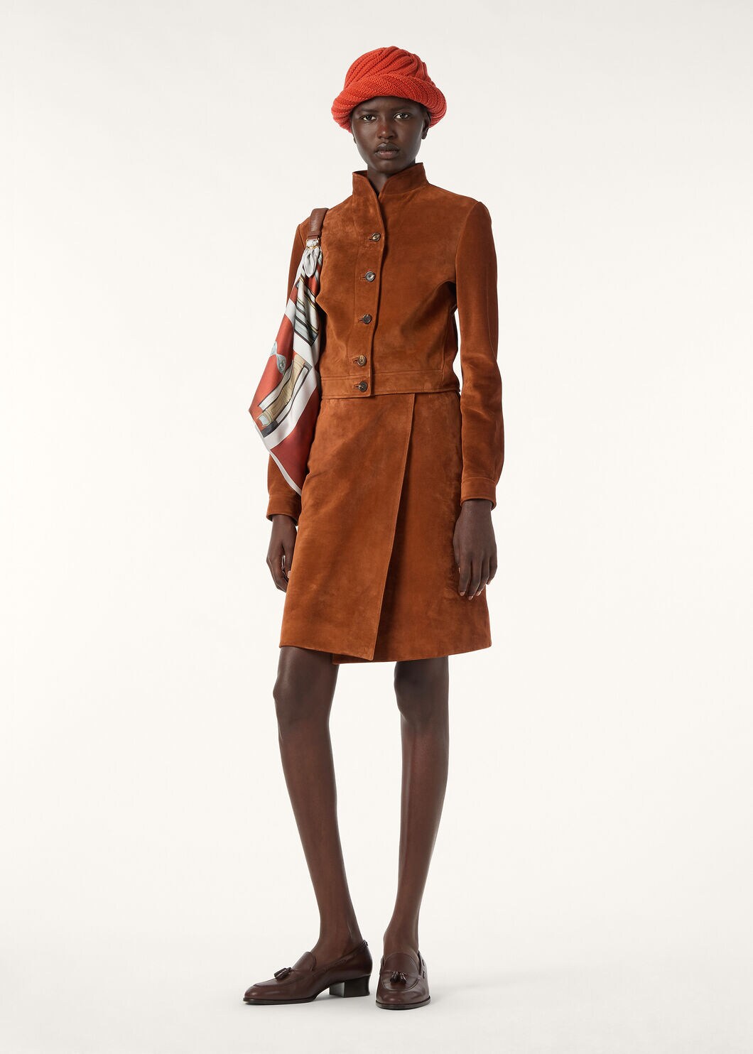 ABEGAIL JACKET PORTOBELLO SUEDE