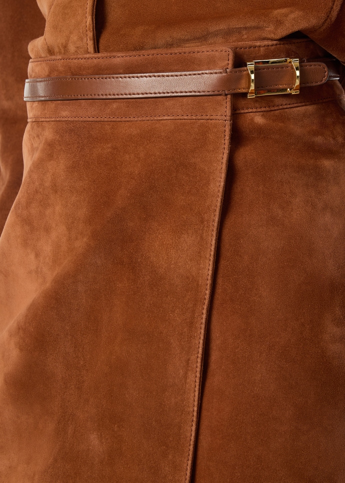 GALA SKIRT PORTOBELLO SUEDE_FAQ6055_P0CQ_2