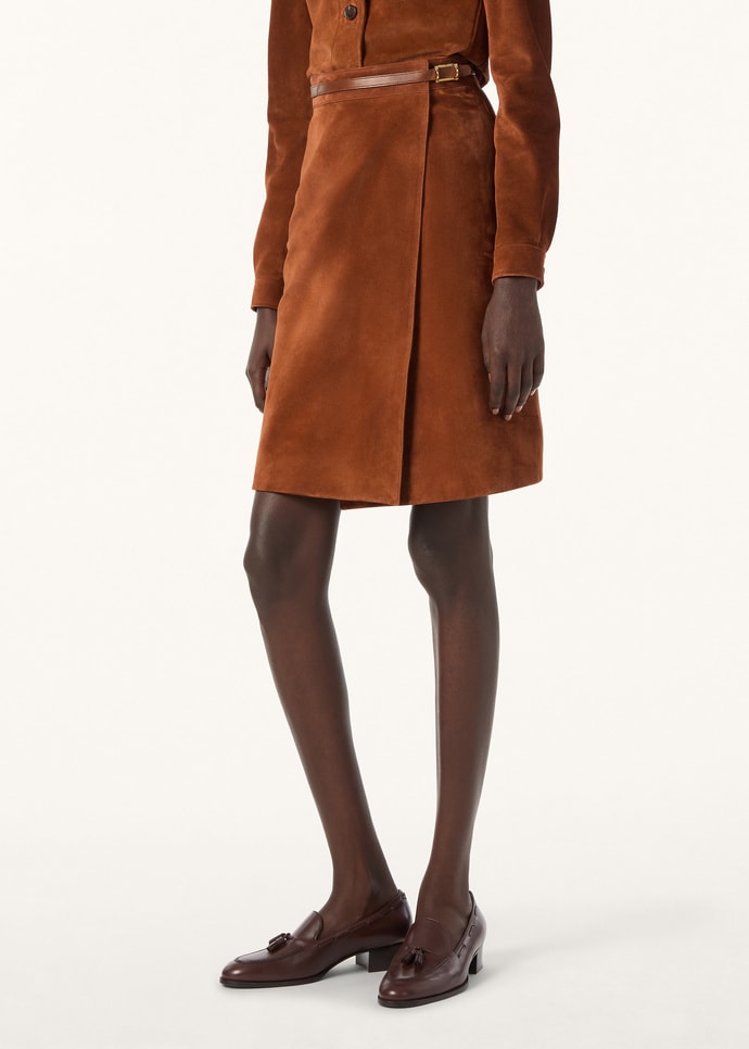 GALA SKIRT PORTOBELLO SUEDE_FAQ6055_P0CQ_3