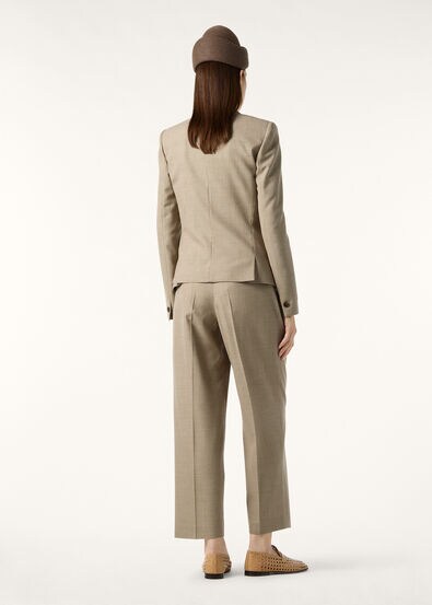 LINDY SB JACKET STRUCTURED WOOL CREPE