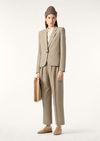 LINDY SB JACKET STRUCTURED WOOL CREPE