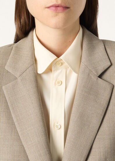 LINDY SB JACKET STRUCTURED WOOL CREPE