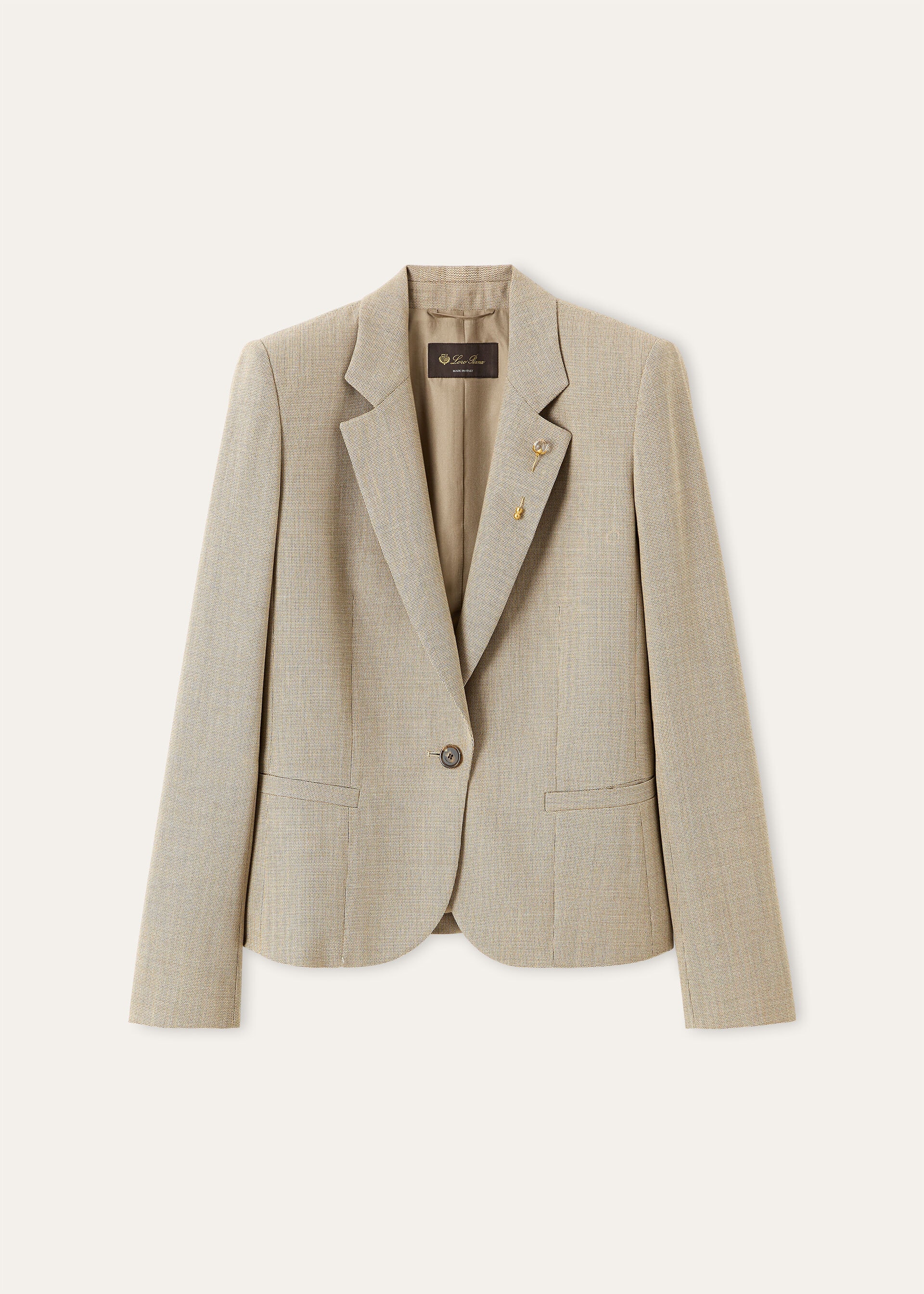 LINDY SB JACKET STRUCTURED WOOL CREPE