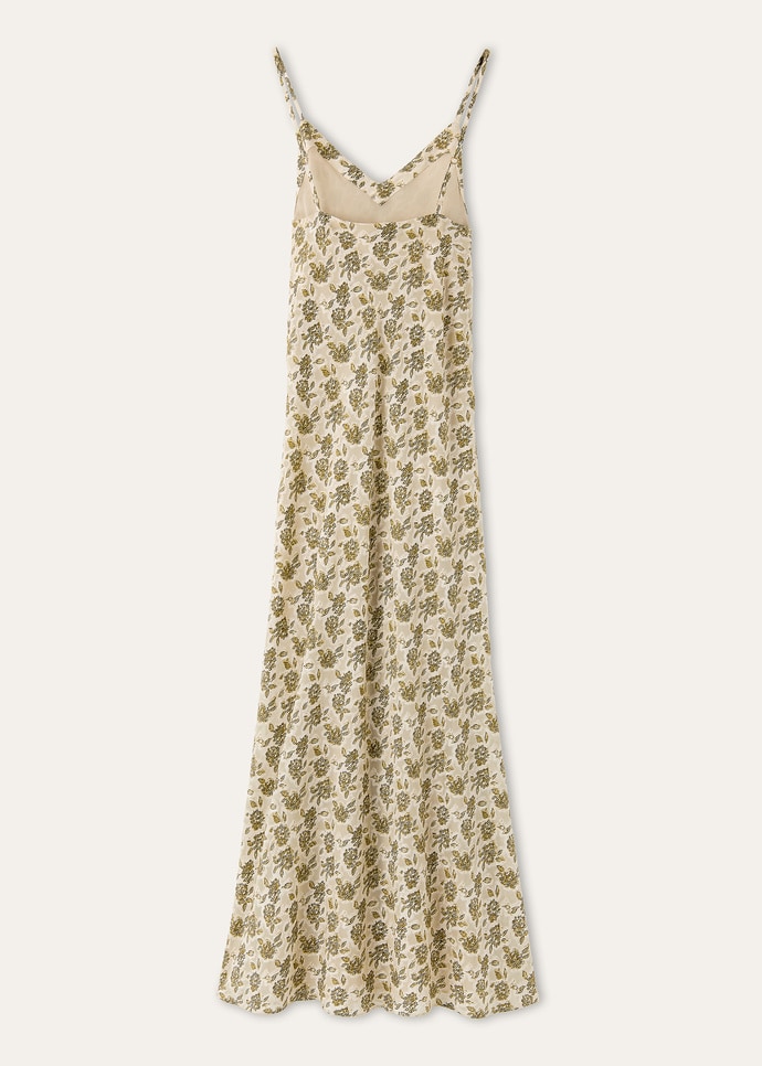 MARIAN DRESS FIL COUPE' GARDEN SILK_FAQ6146_T1XS_6