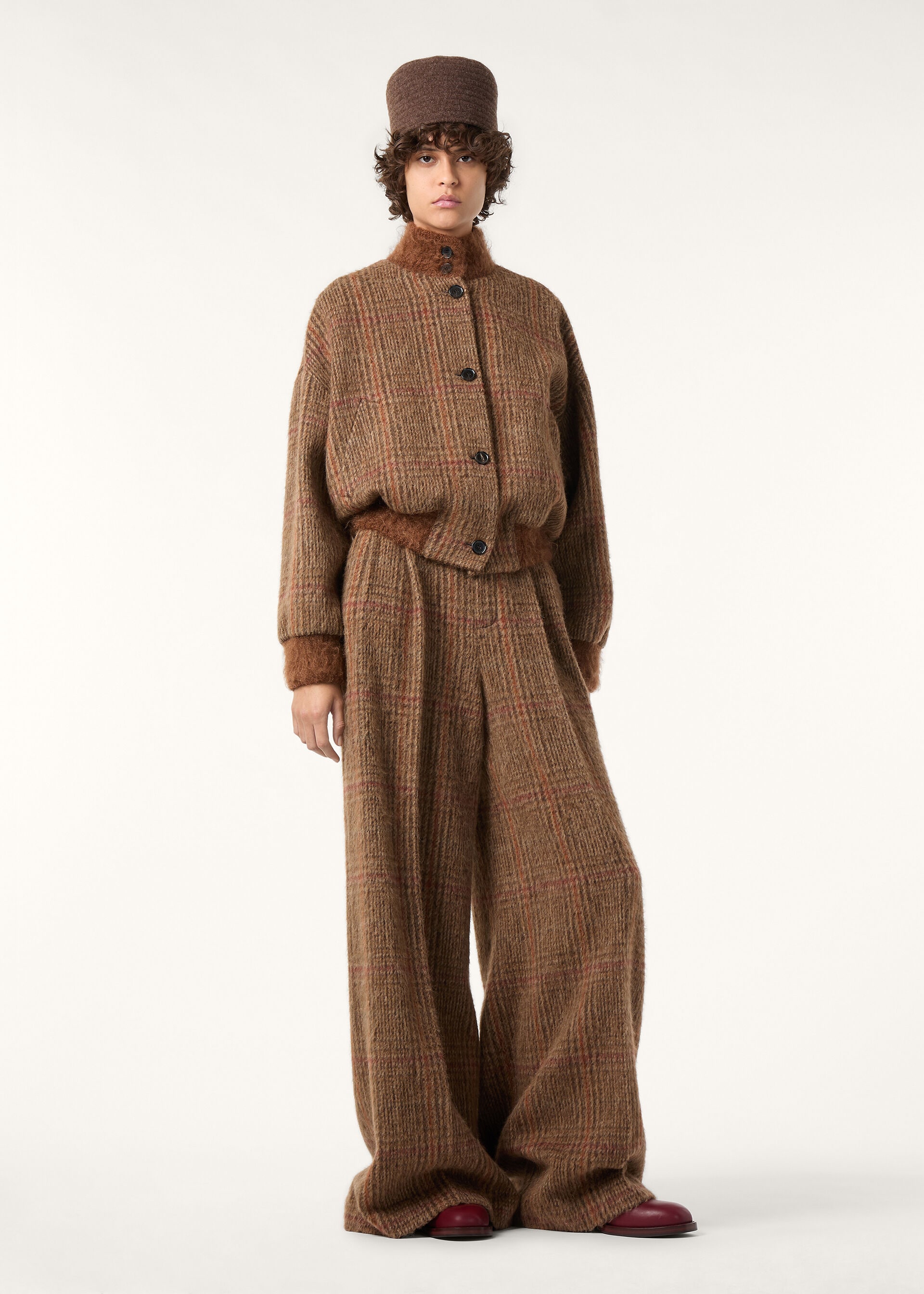 HORST TROUSERS BRUSHED PRINCE OF WALES A.F.