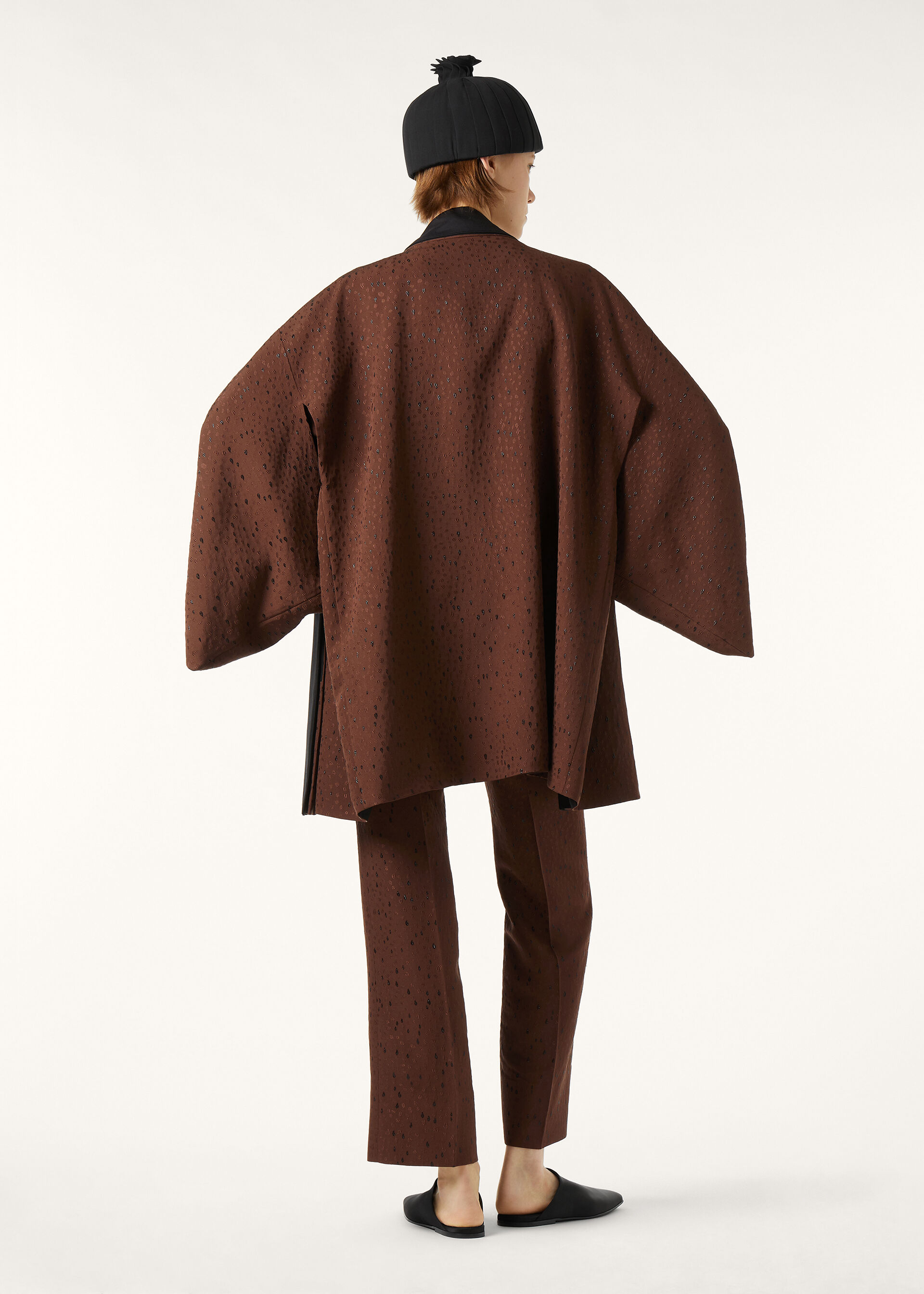 BILL SHORT COAT CORIANDER LUREX