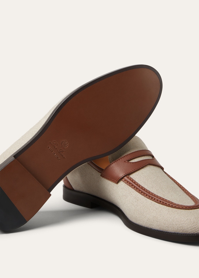 SERGIO WALK LOAFER NATURAL CANVAS & CALF AF_FAQ6494_B4AU_5