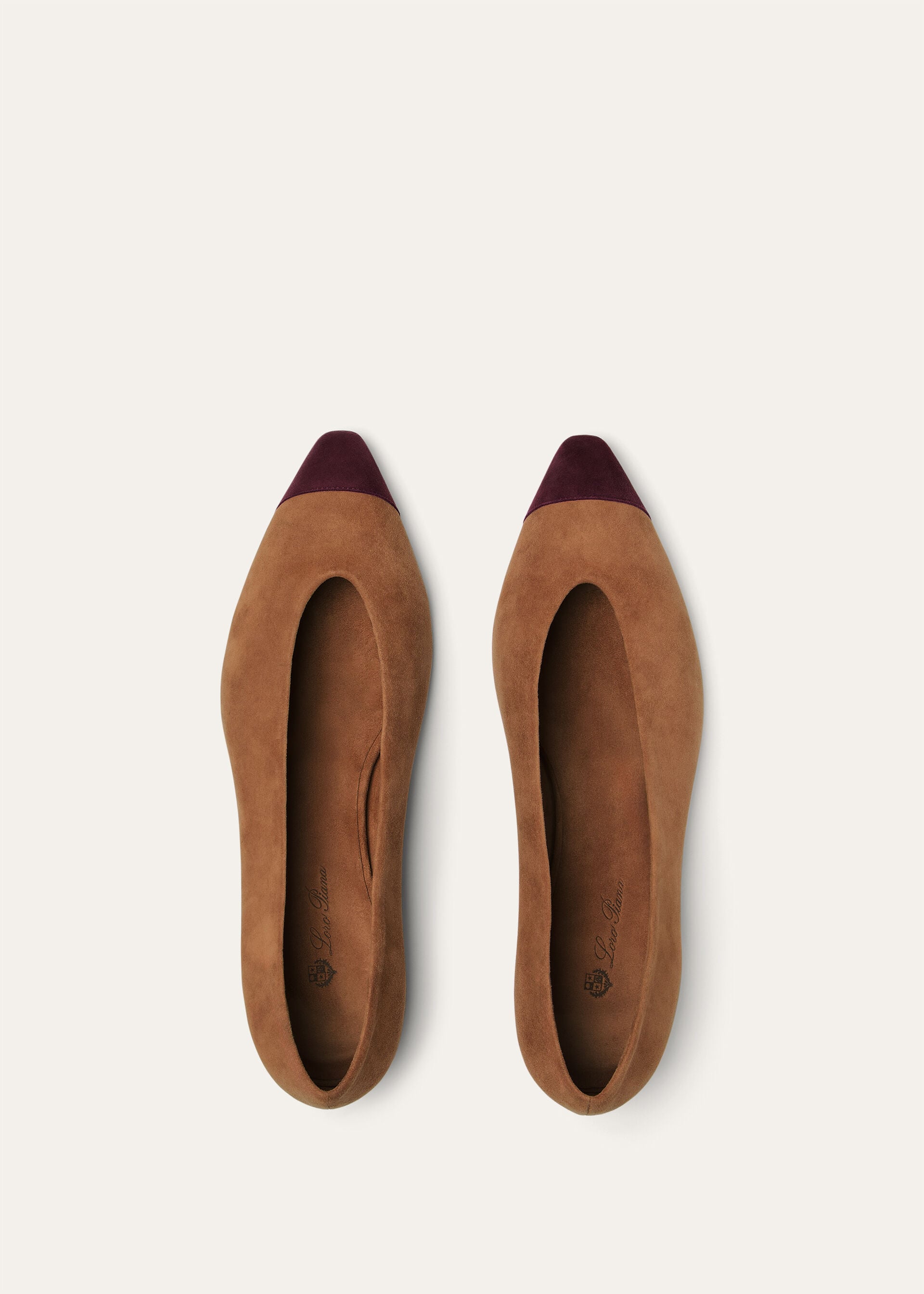 REBECCA CAP TOE BALLERINA VELVET SUEDE AF