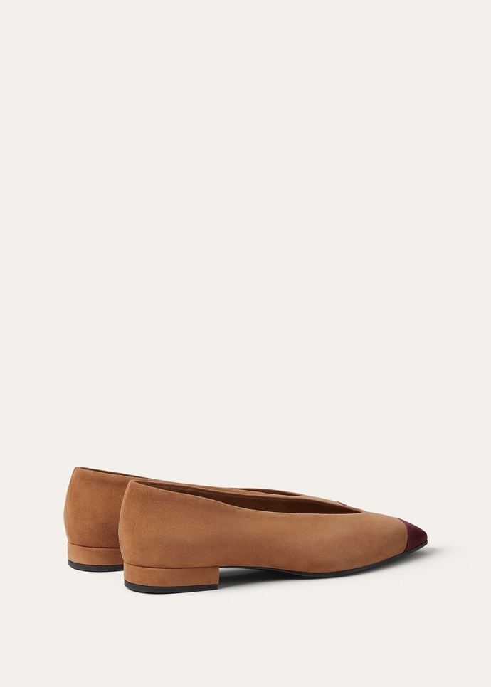REBECCA CAP TOE BALLERINA VELVET SUEDE AF_FAQ6503_B5M4_4