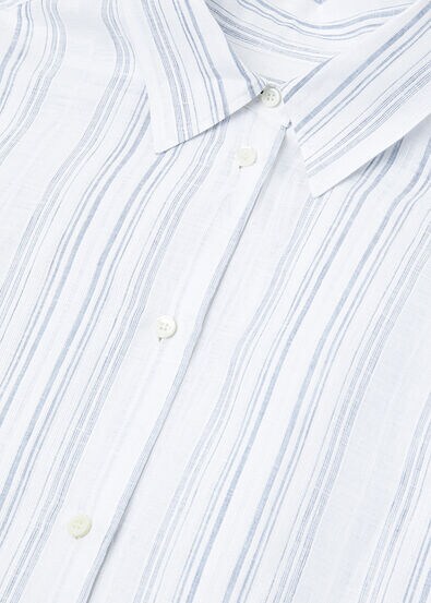 ALICIA DRESS LINEN INFINITE STRIPES