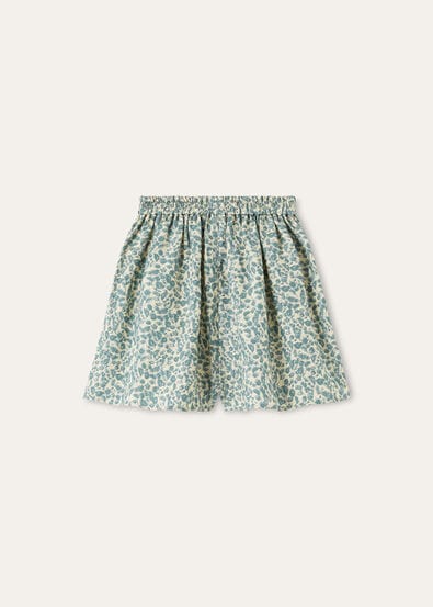CORBIN BERMUDA JANE FLOWERS LINEN