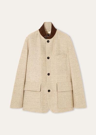 ROADSTER SB JACKET WOOL LINEN SILK TWEED AF