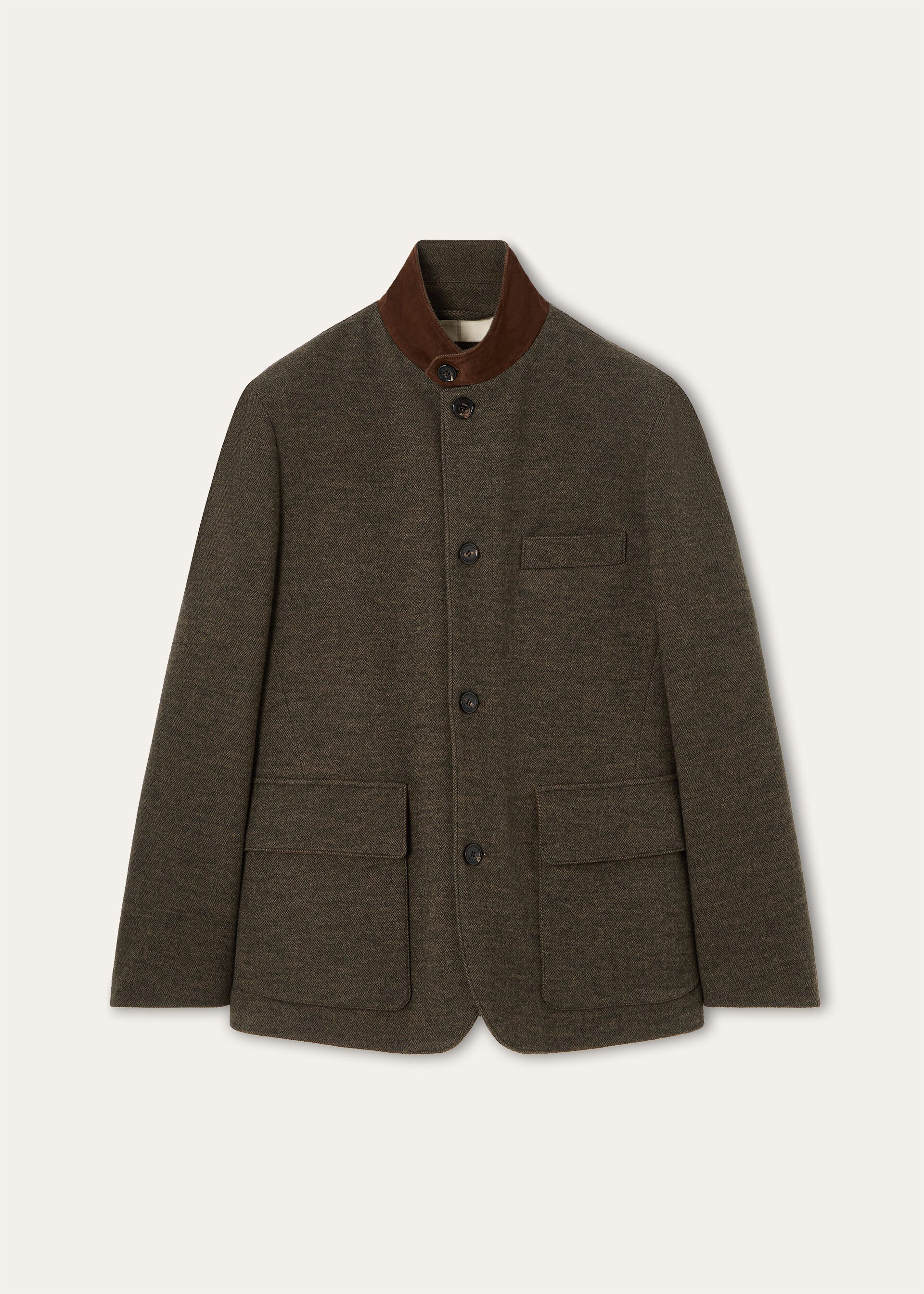 ROADSTER SB JACKET JERSEY WOOL CHEVRON AF