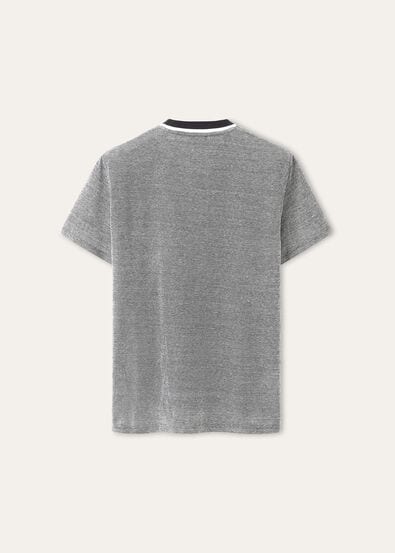 SCIABECCO T-SHIRT COTTON LINEN PIQUE