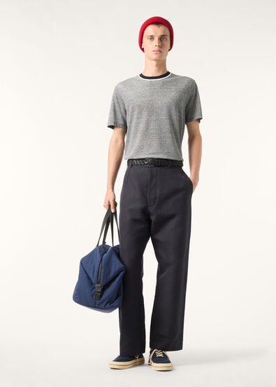 SCIABECCO T-SHIRT COTTON LINEN PIQUE