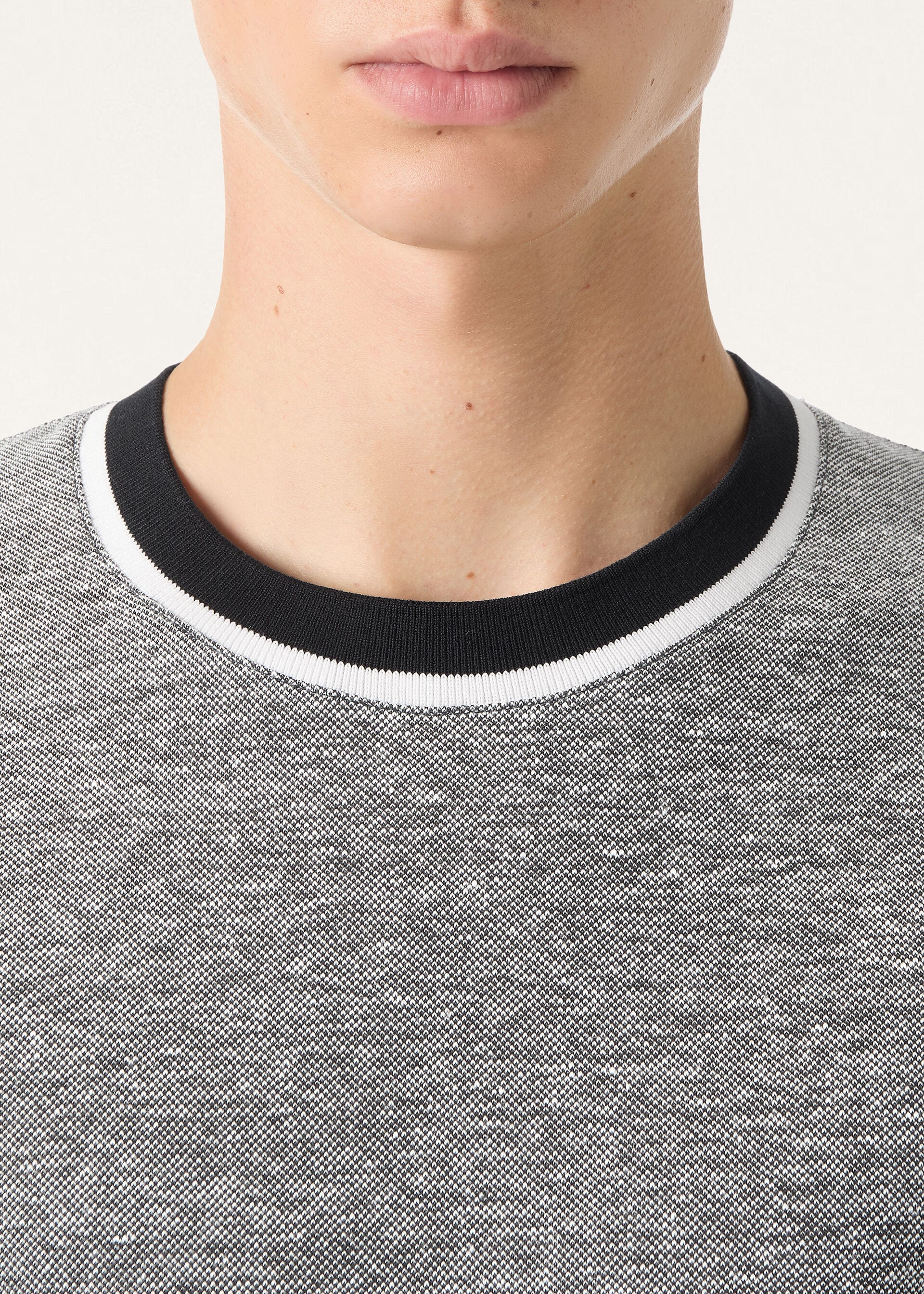 SCIABECCO T-SHIRT COTTON LINEN PIQUE