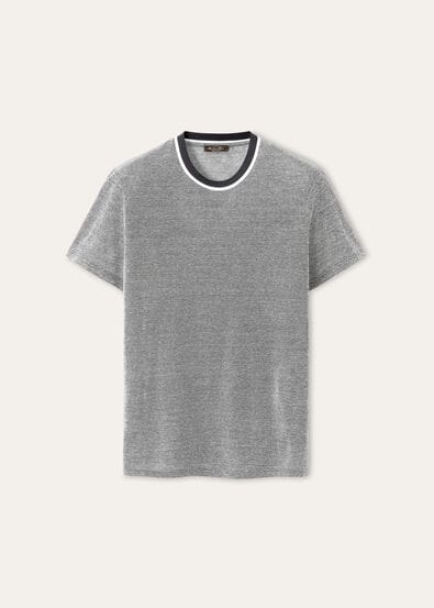 SCIABECCO T-SHIRT COTTON LINEN PIQUE