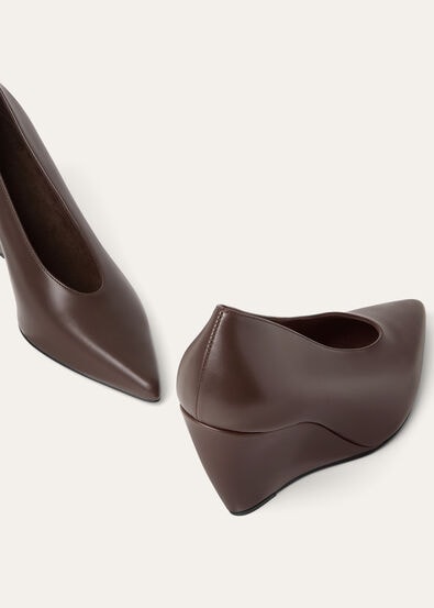 VIOLA HIGH WEDGE PUMP H80 LUXURY CALF