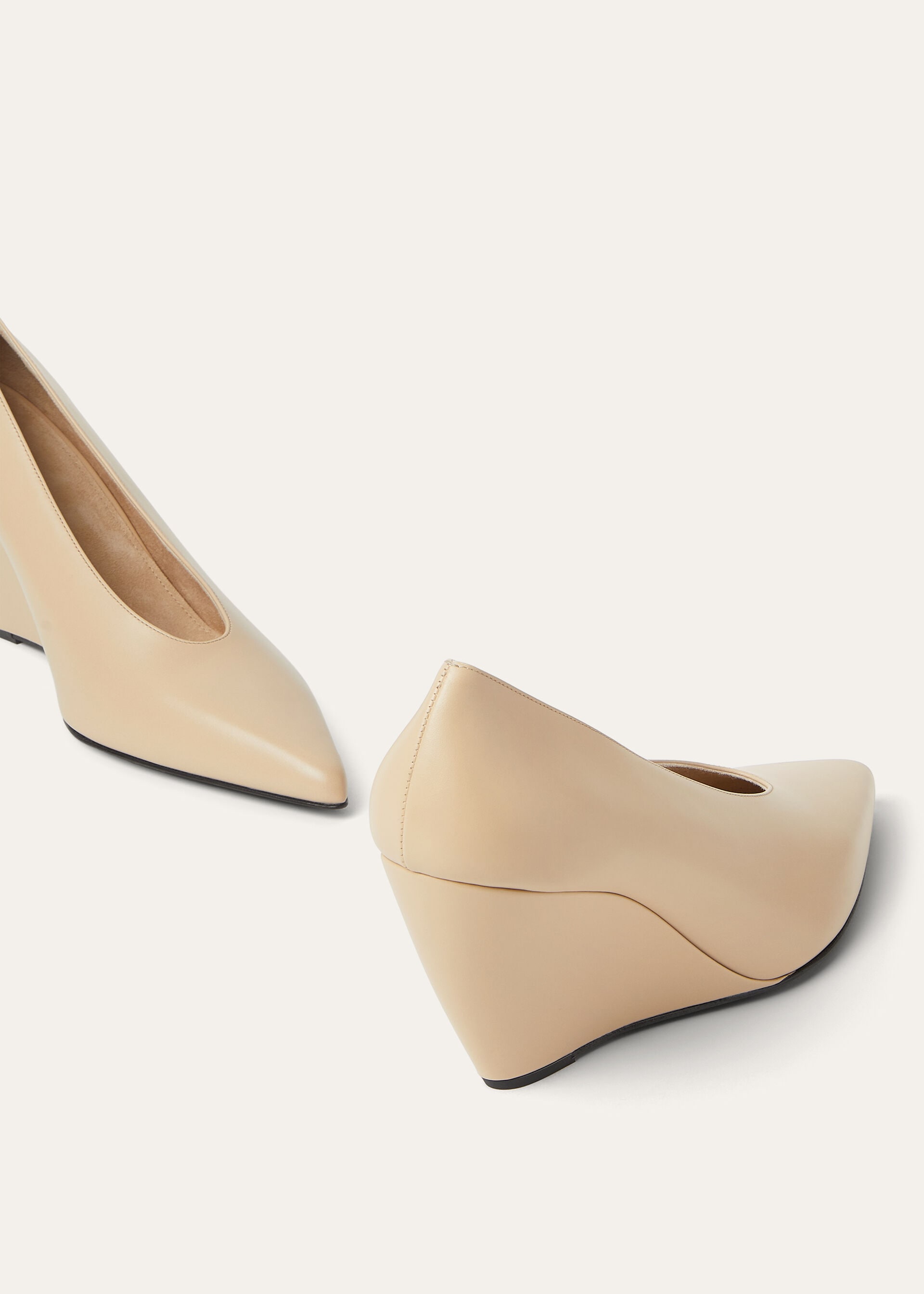VIOLA HIGH WEDGE PUMP H80 LUXURY CALF