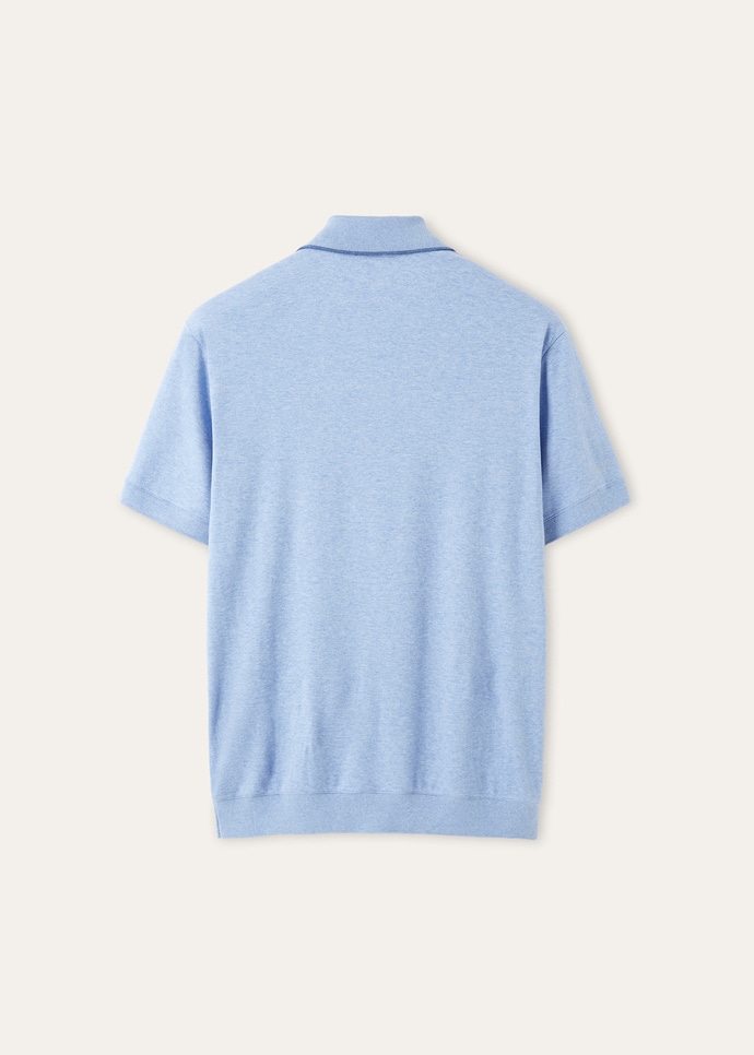 TREMEZZO POLO BUTTONLESS SEA ISLAND INTERLOCK_FAQ6817_60OT_6